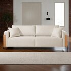 Sofá Fixo Heitor 3 Lugares Luxo Pé De Metal 2,0m Castellar Mó