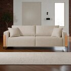 Sofá Fixo Heitor 3 Lugares Luxo Pé De Metal 2,20m Castellar M