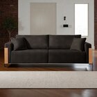 Sofá Fixo Heitor 4 Lugares Luxo Pé De Metal 2,40m Castellar M