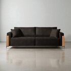 Sofá Fixo Heitor 4 Lugares Luxo Pé De Metal 2,60m Castellar M