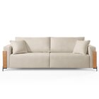 Sofá Fixo Heitor 4 Lugares Luxo Pé De Metal 2,60m Castellar M