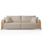 Sofá Fixo Heitor 4 Lugares Luxo Pé De Metal 2,80m Castellar M