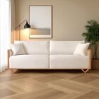 Sofá Fixo Lara 3 Lugares Luxo 2,10m Castellar Móbile Veludo B