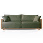 Sofá Fixo Lara 4 Lugares Luxo 2,50m Castellar Móbile Veludo V