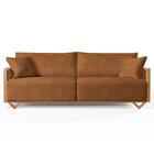 Sofá Fixo Lara 4 Lugares Luxo 2,70m Castellar Móbile Corino C