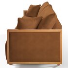 Sofá Fixo Lara 4 Lugares Luxo 2,70m Castellar Móbile Corino C