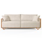 Sofá Fixo Lara 4 Lugares Luxo 2,90m Castellar Móbile Corino O