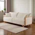 Sofá Fixo Lara 4 Lugares Luxo 2,90m Castellar Móbile Corino O