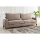 Sofá Fixo Living 2 Almofadas Soltas 4 Lugares 220cm Ares