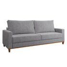 Sofá Fixo Living 2 Almofadas Soltas 4 Lugares 220cm Ares Nanq