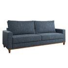 Sofá Fixo Living 2 Almofadas Soltas 4 Lugares 220cm Ares Safi