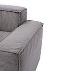 Sofá Fixo Living 3 Lugares 210cm Box Espresso Móveis Linho  C