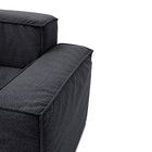 Sofá Fixo Living 3 Lugares 230cm Box Espresso Móveis Linho  C