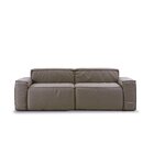 Sofá Fixo Living 3 Lugares 250cm Box Espresso Móveis Linho  B