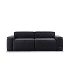 Sofá Fixo Living 3 Lugares 250cm Box Espresso Móveis Linho  C