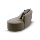 Sofá Fixo Living 3 Lugares E 3 Almofadas 200cm Paris Espresso