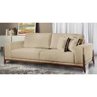 Sofá Fixo Magnus 3 Lugares Luxo 2,30m Bege