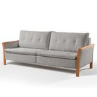 Sofá Fixo Matteo 2 Lugares Luxo 1,60m Castellar Móbile Linho