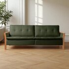 Sofá Fixo Matteo 2 Lugares Luxo 1,60m Castellar Móbile Veludo