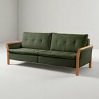 Sofá Fixo Matteo 3 Lugares Luxo 1,80m Castellar Móbile Veludo