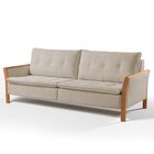 Sofá Fixo Matteo 3 Lugares Luxo 2,0m Castellar Móbile Linho B