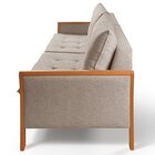 Sofá Fixo Matteo 3 Lugares Luxo 2,0m Castellar Móbile Linho C