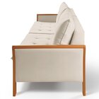 Sofá Fixo Matteo 3 Lugares Luxo 2,20m Castellar Móbile Corino