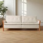 Sofá Fixo Matteo 3 Lugares Luxo 2,20m Castellar Móbile Corino