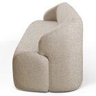 Sofá Fixo Noah 3 Lugares Luxo 1,80m Castellar Móbile Linho Be