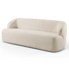 Sofá Fixo Noah 3 Lugares Luxo 1,80m Castellar Móbile Corino O