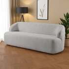 Sofá Fixo Noah 3 Lugares Luxo 2,0m Castellar Móbile Linho Cin