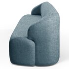 Sofá Fixo Noah 3 Lugares Luxo 2,20m Castellar Móbile Linho Az