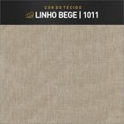 Sofá Fixo Orfeu 3 Lugares Luxo 1,80m Bege