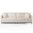 Sofá Fixo Ravi 2 Lugares Luxo 1,70m Castellar Móbile Linho Be