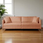 Sofá Fixo Ravi 2 Lugares Luxo 1,70m Castellar Móbile Linho Te