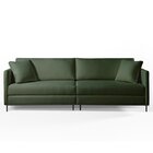 Sofá Fixo Ravi 3 Lugares Luxo 2,10m Castellar Móbile Veludo V