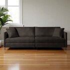 Sofá Fixo Ravi 4 Lugares Luxo 2,70m Castellar Móbile Corino P