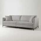 Sofá Fixo Ravi 4 Lugares Luxo 2,70m Castellar Móbile Linho Ca