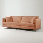 Sofá Fixo Ravi 4 Lugares Luxo 2,70m Castellar Móbile Linho Te