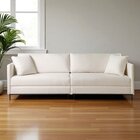 Sofá Fixo Ravi 4 Lugares Luxo 2,70m Castellar Móbile Veludo B