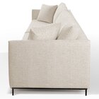 Sofá Fixo Ravi 4 Lugares Luxo 2,90m Castellar Móbile Linho Be