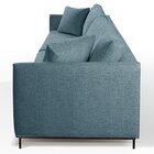 Sofá Fixo Ravi 4 Lugares Luxo 2,50m Castellar Móbile Linho Az