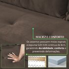 Sofá Florianópolis 2 Lugares 150cm Veludo Marrom