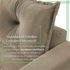 Sofá Florianópolis 3 Lugares 210 Cm Veludo Bege