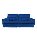 Sofá Fusion 3,00m Elétrico Com Controle Carregamento Usb E Vi