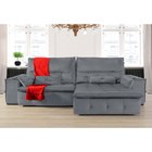 Sofá Fusion 3.00m Elétrico Com Usb E Vibro Massagem - Cinza