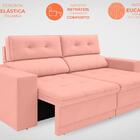 Sofá Gaia Assento Retrátil E Reclinável Rose 1,70m (l) - Nets