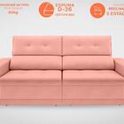 Sofá Gaia Assento Retrátil E Reclinável Rose 1,70m (l) - Nets