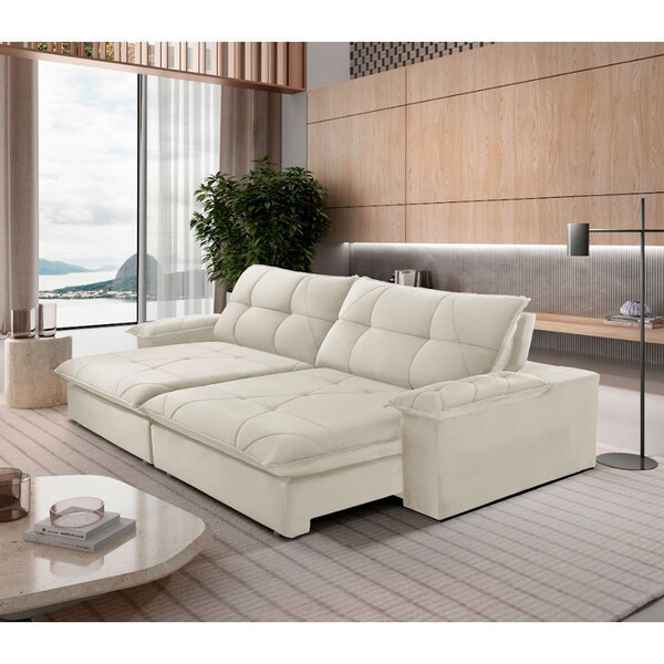 Sofá Gaia Linho 02 Módulos 100 Cm B25cm Meu Sofá Online