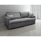 Sofá Gales 210cm - Cinza